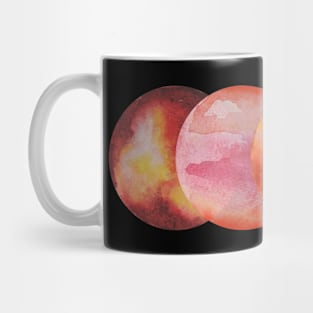 Red Planets From Outer Space Mug